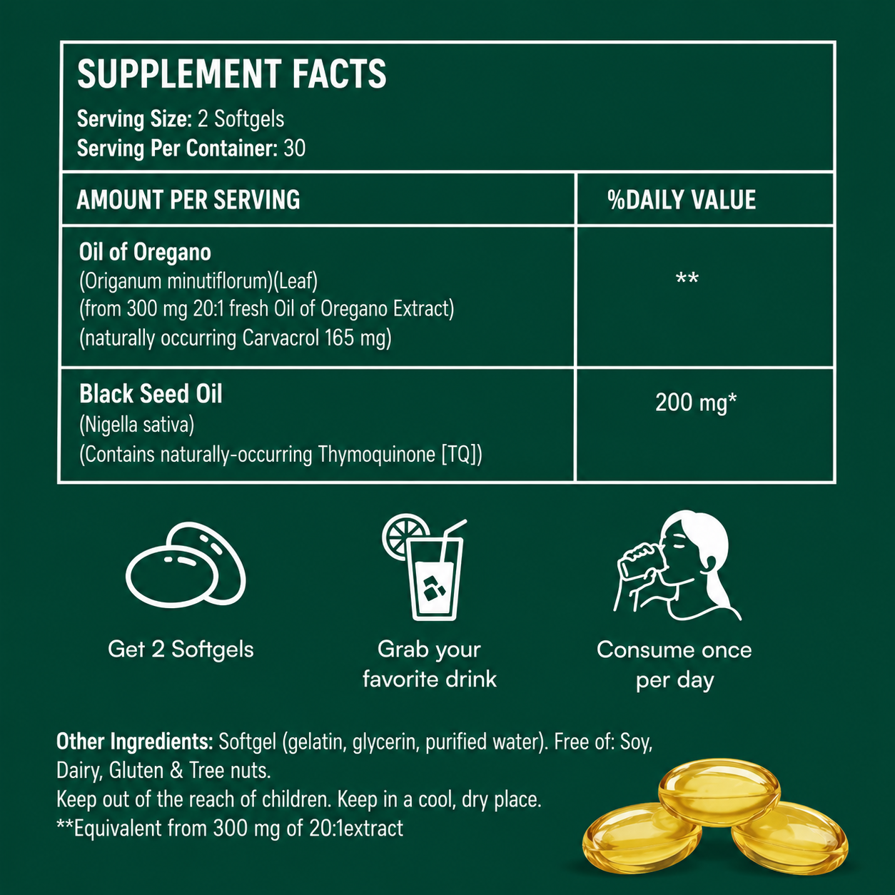 Alerion™ Oil Of Oregano Softgels