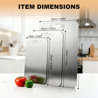 Velixir™ - Stainless Steel Cutting Board Set