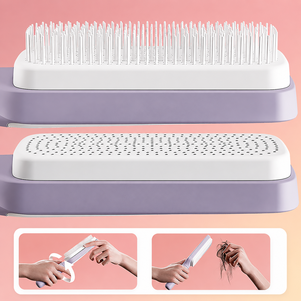 BrushMaster™ - Self Cleaning Hairbrush