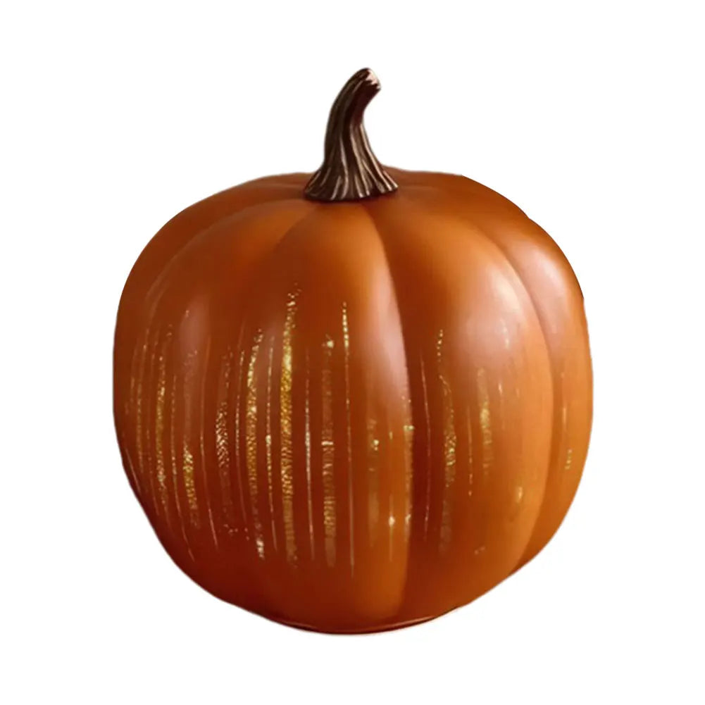 Illuminated Starry Night Glass Pumpkins