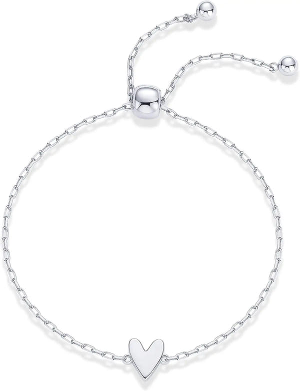 14K Gold Plated Matching Heart Bracelet