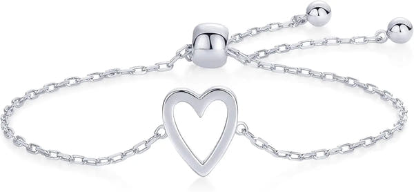 14K Gold Plated Matching Heart Bracelet