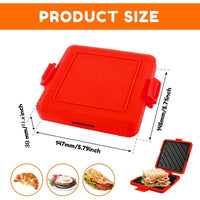 Toastiva™ - Microwave Sandwich Baking Tray