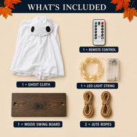 WickedWitches™ - Halloween Hanging Ghost
